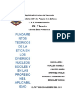 Fundamentos Teoricos de La Etica