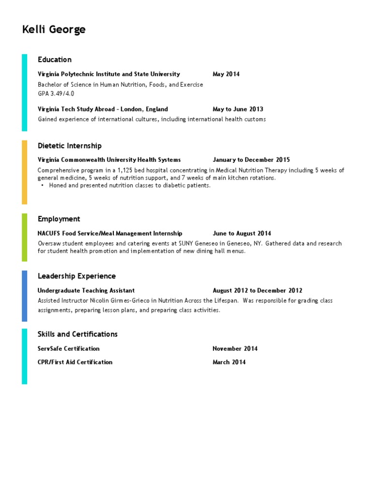 Resume - No Address | PDF
