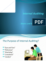 The Purpose of Internal Auditing?