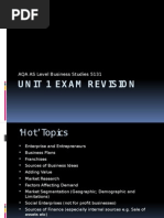 Unit 1 Exam Revision