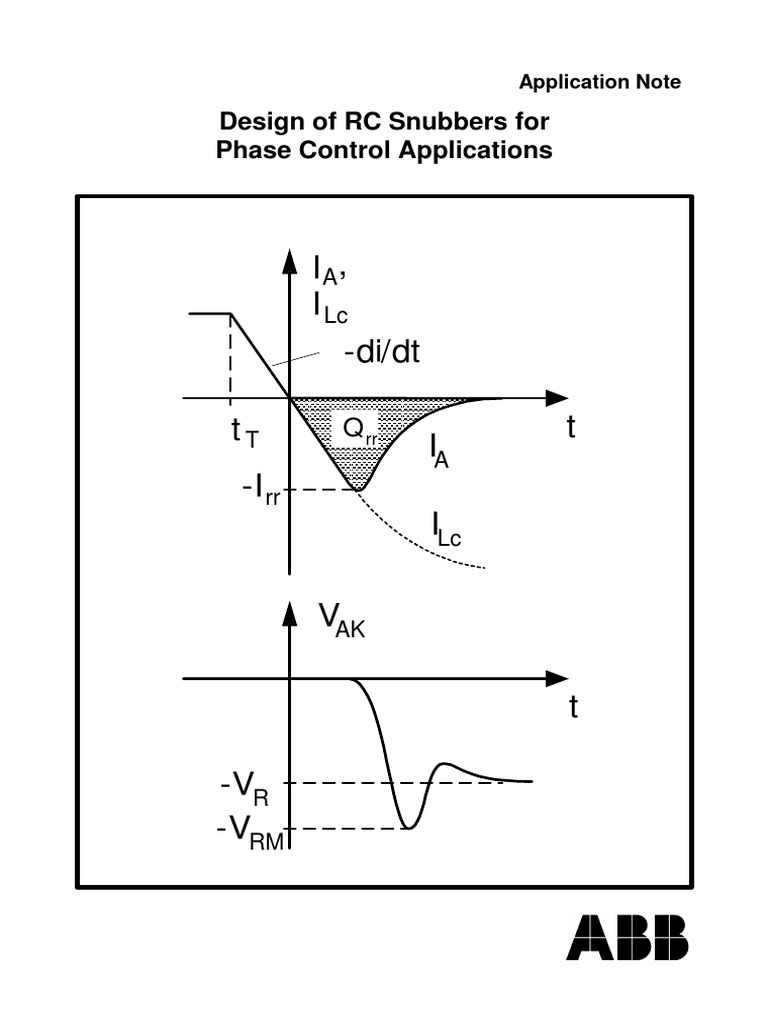 Red Snubber ABB Capacitor Rectifier