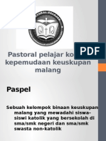 Pastoral Pelajar Keuskupan Malang