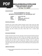 Kertas Kerja Cadangan Majlis Makan Malam