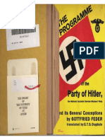 Feder, Gottfried - The Programme of the Party of Adolf Hitler - NSDAP (1932, 32 p., Scan)