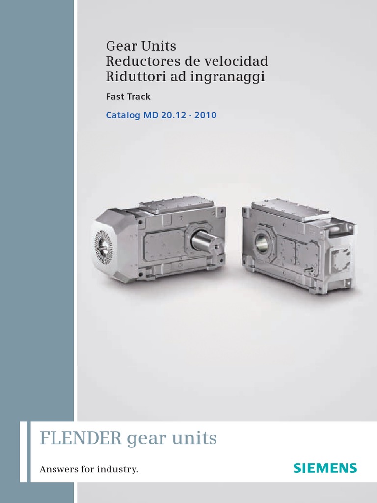 Gear Units Fast Track en Es It PDF | PDF