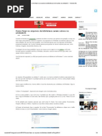 Como Fazer Os Arquivos Da Biblioteca Serem Salvos Na Unidade D