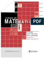 Juegos Matemáticos 1er. ciclo