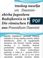 Fibule Rimskog Naselja Praesidium Dasmini Iz Zbirke Jugoslava Radojkovica Iz Kaonika