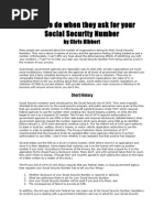 SSN Justification Guide for Army Personnel | PDF | Social Security ...