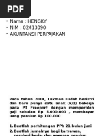 Contoh Soal Akuntansi Perpajakan Sederhana PPH 21