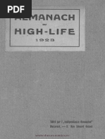 Almanach High Life 1923 | PDF
