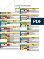 Calendario Acadêmico Faculdade CIMATEC 2015- Graduação TRIMESTRAL