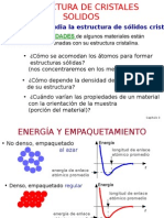 Estructuras Cristalinas