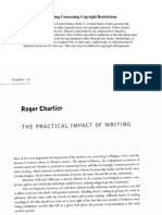 The Practical Impact of Writing - From The Book History Reader - Chartier