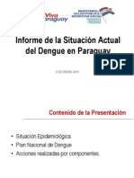 Situacion Del Dengue en Paraguay