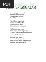 Download puisi tentang alam by sains3cc SN25883937 doc pdf