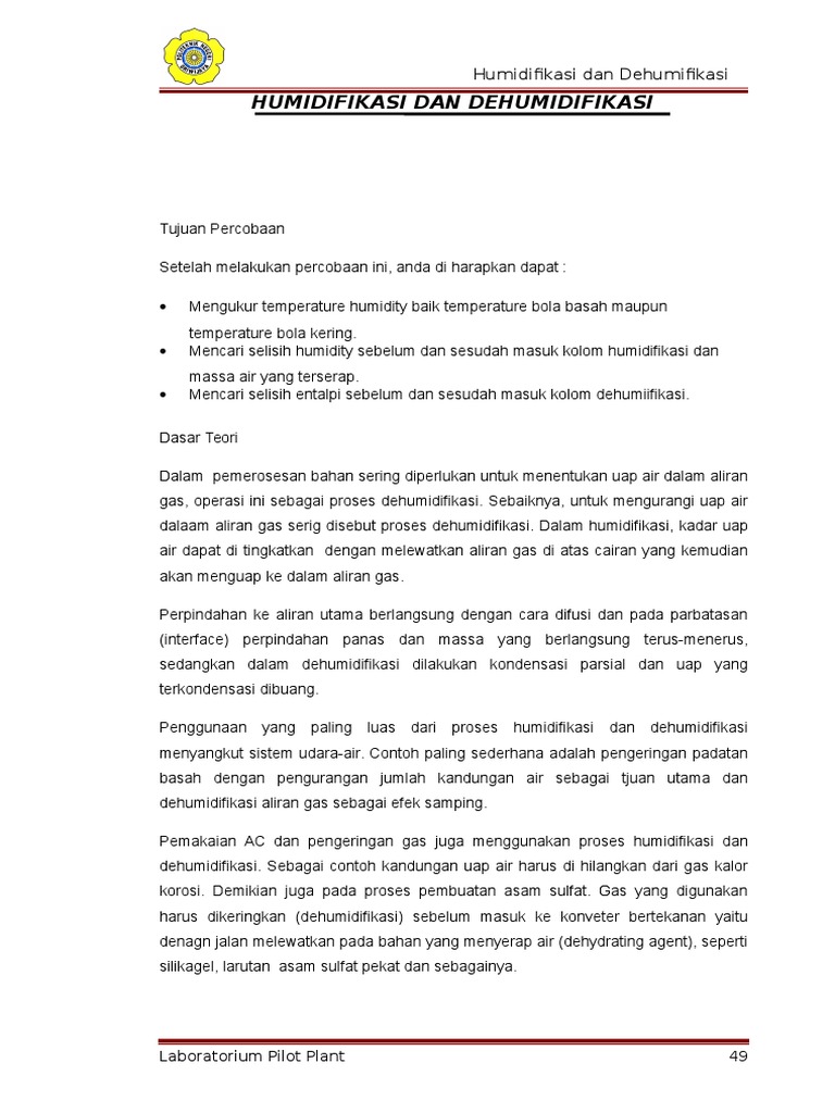 Bab 5 Humidifikasi Pdf