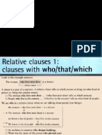 Relative Clauses