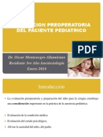 10 Evaluacion Preoperatoria Del Paciente Pediatrico MR Montenegro