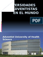 Universidades Adventistas en El Mundo