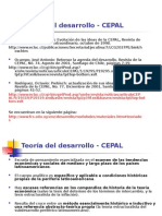 Teoria Del Desarrollo Cepal