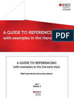 Harvard Referencing Guide Jan 2013