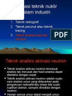 Aplikasi Teknik Nuklir -Industri