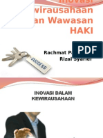 Inovasi Kewirausahaan & Wawasan HAKI