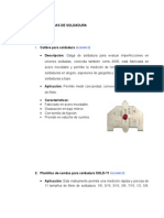 Tipos de Galgas para Soldadura (Asw)