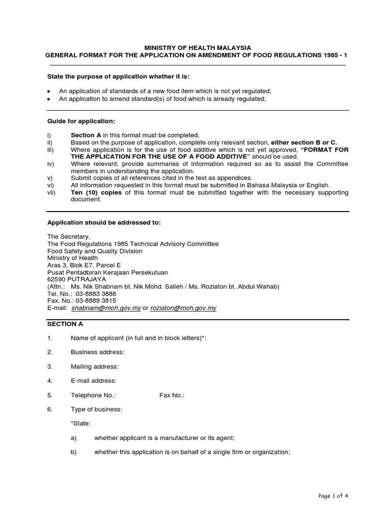 Food Regulations Malaysia PDF Shelf Life Foods
