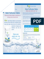 HiClean Water Purification Tablets-Leaflet