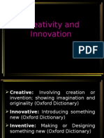 Creativity and Innovation