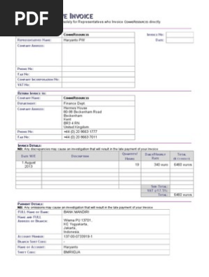 Representative Invoice.doc
