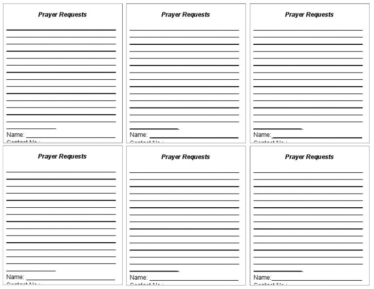 Writing Effective Prayer Requests | PDF | Finance & Money Management