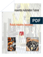 Robotic Assembly Automation Considerations 10-21-08