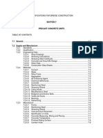 Specifications For Bridge Construction Precast Concrete Units