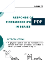 Response of First-Order Systems in Series