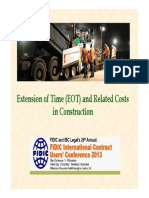 Eot - Related Costs in Construction