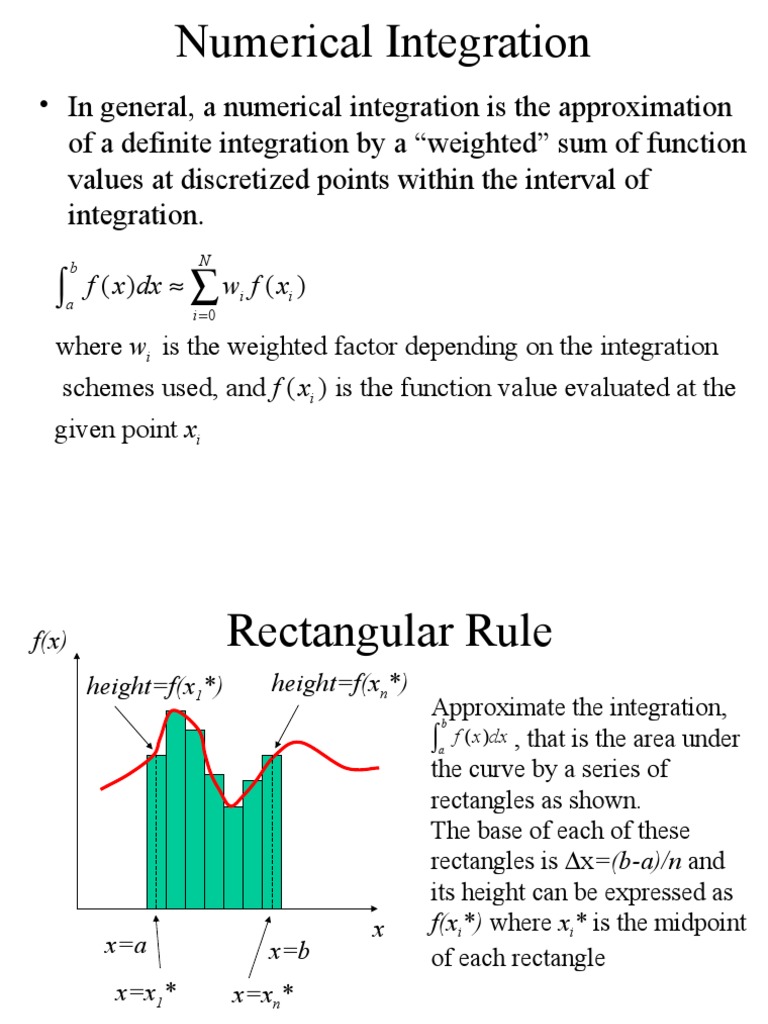 Numerical Integration 01 | PDF | Science & Mathematics