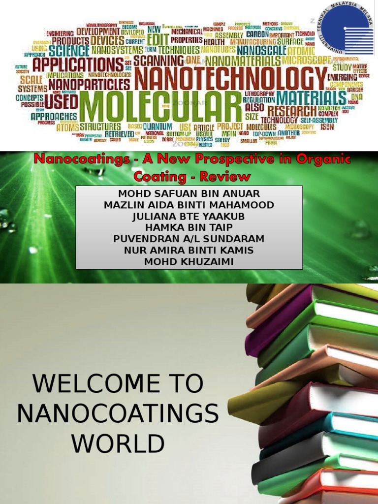 Advances in Nanocoating Technologies | PDF | Nanocomposite | Epoxy