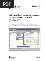 154 Excel Macros