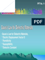 PPT11-Gauss Law in Dielectrics