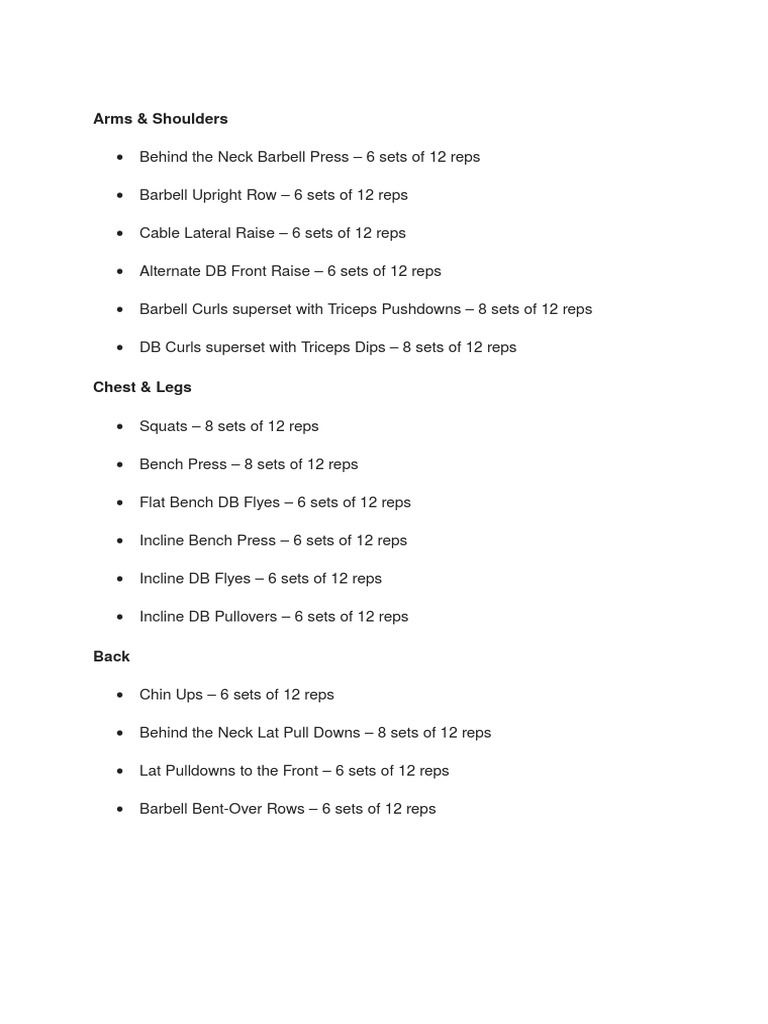 Intense Workout Routine Guide | PDF