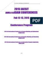 2015 Amsterdam Conference Program