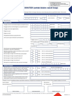 Form SKD (Untuk Klaim Rawat Inap)