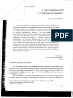 Donnet (2001) a Regra Fundamental e a Situação de Análise