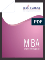 MBA in Event Management