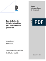 Base de Datos de Hidrología Analítica para América Latina y El Caribe PDF