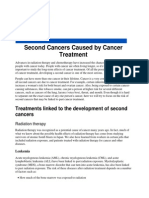 Cancers Caused by Treatment